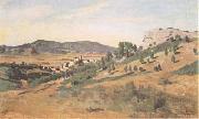 Jean Baptiste Camille  Corot Olevano Romano (mk11) oil painting picture wholesale